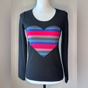 Sonia Rykiel for Sutton Studio 100% cashmere sweater Sz M EUC Valentines